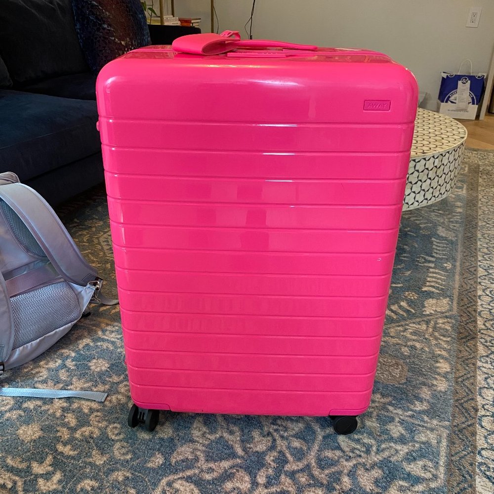LIMITED Paradise Pink AWAY Suitcase, Large/Check Bag, SOLD OUT EVERYWHERE